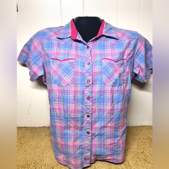 Women’s Short Sleeve Vintage Wrangler - Picture 1 of 4